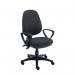Two Lever Sheaf Operator Chair Charcoal with Fixed Arms KF800373 KF800373