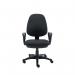 Two Lever Sheaf Operator Chair Charcoal with Fixed Arms KF800373 KF800373