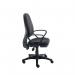 Two Lever Sheaf Operator Chair Charcoal with Fixed Arms KF800373 KF800373