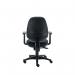 Two Lever Sheaf Operator Chair Charcoal with Adjustable Arms KF800374 KF800374