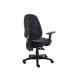 Two Lever Sheaf Operator Chair Charcoal with Adjustable Arms KF800374 KF800374