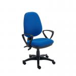 Two Lever Sheaf Operator Chair Royal Blue with Fixed Arms KF800375 KF800375