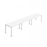 Jemini Three Person Bench Desk 1600x800mm White (Set of 3) KF800432 KF800432