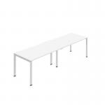 Jemini Two Person Bench Desk 1400x800mm White (Set of 2) KF800464 KF800464