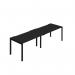 Jemini Two Person Bench Desk 1600x800mm Black (Set of 2) KF800468 KF800468