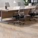 Jemini Single Rectangular Desk 1400x600x730mm Nova OakSilver KF800543 KF800543