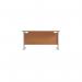 Jemini Single Rectangular Desk 1400x600x730mm WhiteWhite KF800614 KF800614