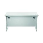 Jemini Single Rectangular Desk 1400x600x730mm White/White KF800614 KF800614