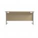 Jemini Single Rectangular Desk 1600x600x730mm MapleSilver KF800682 KF800682