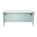 Jemini Single Rectangular Desk 1600x600x730mm White/White KF800738