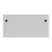 Jemini Single Rectangular Desk 1400x800x730mm White/Silver KF801151 KF801151