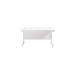 Jemini Single Rectangular Desk 1400x800x730mm White/White KF801216 KF801216