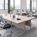 Jemini Single Rectangular Desk 1400x800x730mm WhiteWhite KF801216 KF801216