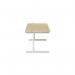 Jemini Single Rectangular Desk 1400x800x730mm MapleWhite KF801222 KF801222