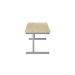 Jemini Single Rectangular Desk 1800x800x730mm MapleSilver KF801402 KF801402