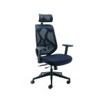 Arista Stealth High Back Chair with Headrest Black KF80304 KF80304