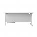 First Radial Right Hand Desk 1800x1200x730mm WhiteWhite KF803249 KF803249