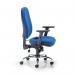 First Arista Aire High Back Ergonomic Operator Chair 675x580x1035-1230mm Blue KF80327 KF80327