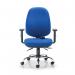 First Arista Aire High Back Ergonomic Operator Chair 675x580x1035-1230mm Blue KF80327 KF80327