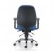 First Arista Aire High Back Ergonomic Operator Chair 675x580x1035-1230mm Blue KF80327 KF80327