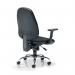 First Arista Aire High Back Ergonomic Operator Chair 675x580x1035-1230mm Black KF80331 KF80331