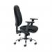 First Arista Aire High Back Ergonomic Operator Chair 675x580x1035-1230mm Black KF80331 KF80331