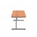 First Rectangular Cantilever Desk 1200x800x730mm BeechSilver KF803317 KF803317