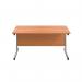 First Rectangular Cantilever Desk 1200x800x730mm BeechSilver KF803317 KF803317
