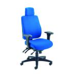 First Avior Elbrus High Back Operator Chair 650x678x678mm Blue KF80332 KF80332