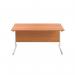 First Rectangular Cantilever Desk 1200x800x730mm BeechWhite KF803348 KF803348