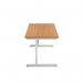 First Rectangular Cantilever Desk 1200x800x730mm Nova OakWhite KF803355 KF803355