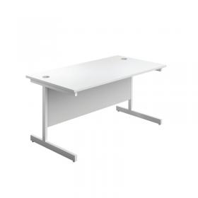 VOW First Rectangular Cantilever Desk 1200x800x730mm WhiteWhite KF803362 KF803362