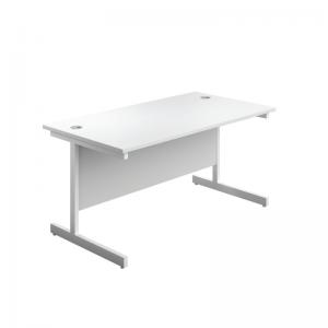 VOW First Rectangular Cantilever Desk 1200x800x730mm WhiteWhite