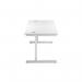 First Rectangular Cantilever Desk 1200x800x730mm WhiteWhite KF803362 KF803362