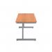 First Rectangular Cantilever Desk 1400x800x730mm BeechSilver KF803379 KF803379