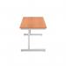 First Rectangular Cantilever Desk 1400x800x730mm BeechWhite KF803409 KF803409