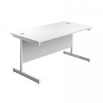 VOW First Rectangular Cantilever Desk 1400x800x730mm WhiteWhite KF803423 KF803423