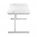 First Rectangular Cantilever Desk 1400x800x730mm WhiteWhite KF803423 KF803423