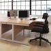First Rectangular Cantilever Desk 1600x800x730mm BeechSilver KF803430 KF803430