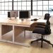 First Rectangular Cantilever Desk 1600x800x730mm White/Silver KF803454 KF803454