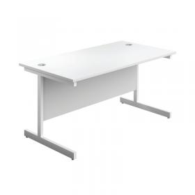 VOW First Rectangular Cantilever Desk 1600x800x730mm WhiteWhite KF803485 KF803485