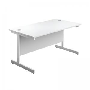VOW First Rectangular Cantilever Desk 1600x800x730mm WhiteWhite