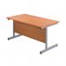 First Rectangular Cantilever Desk 1800x800x730mm BeechSilver KF803492 KF803492