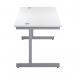 First Rectangular Cantilever Desk 1800x800x730mm White/Silver KF803515 KF803515