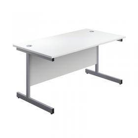 VOW First Rectangular Cantilever Desk 1800x800x730mm WhiteSilver KF803515 KF803515