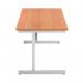 First Rectangular Cantilever Desk 1800x800x730mm BeechWhite KF803522 KF803522