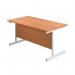 First Rectangular Cantilever Desk 1800x800x730mm BeechWhite KF803522 KF803522