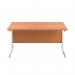 First Rectangular Cantilever Desk 1800x800x730mm BeechWhite KF803522 KF803522