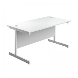 VOW First Rectangular Cantilever Desk 1800x800x730mm WhiteWhite