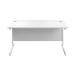 First Rectangular Cantilever Desk 1800x800x730mm WhiteWhite KF803546 KF803546